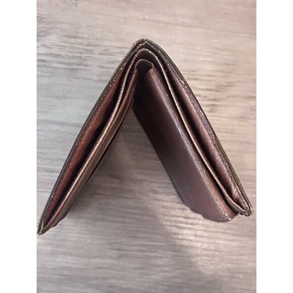 Louis Vuitton Men's Checkered Leather Bifold Wallet LV Monogram - Picture 7 of 8